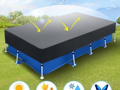 rectangle pool cover 87x59 inches