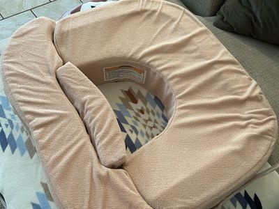 My Brest Friend Twin Nursing Pillow - Enhanced Comfort Soft Rose
