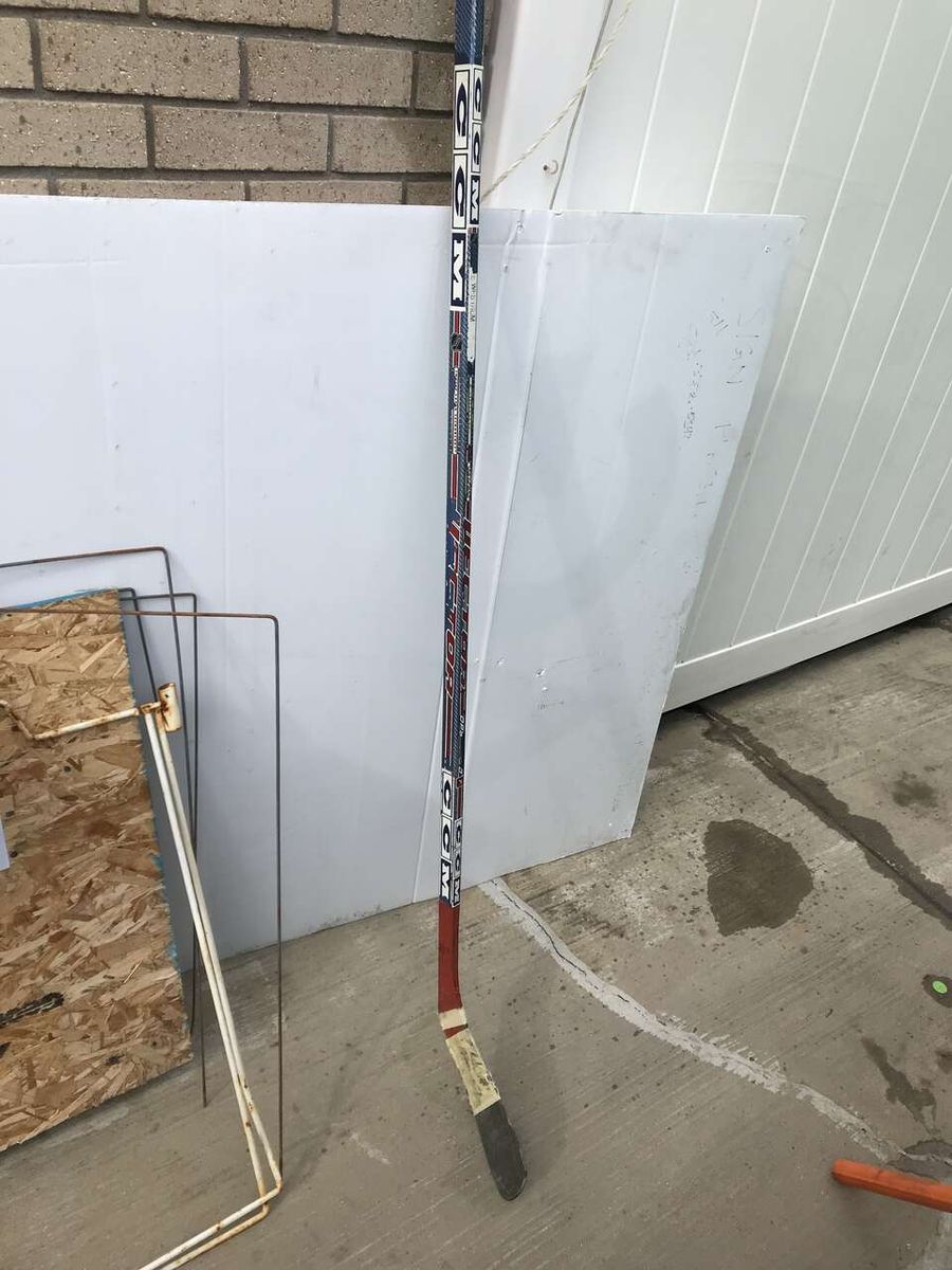 COMPOSITE Hockey stick Westrom pro model CCM vector SIGNRD BY CHUCK SCHELL