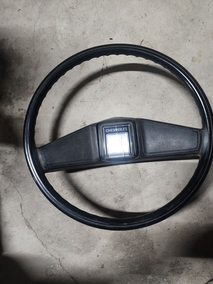 Chevrolet Steering Wheel, taken off of a 1985 Squarebody K20 Silverado