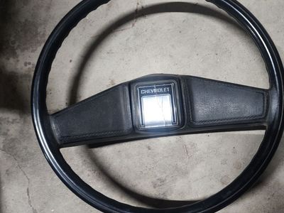 Chevrolet Steering Wheel, taken off of a 1985 Squarebody K20 Silverado