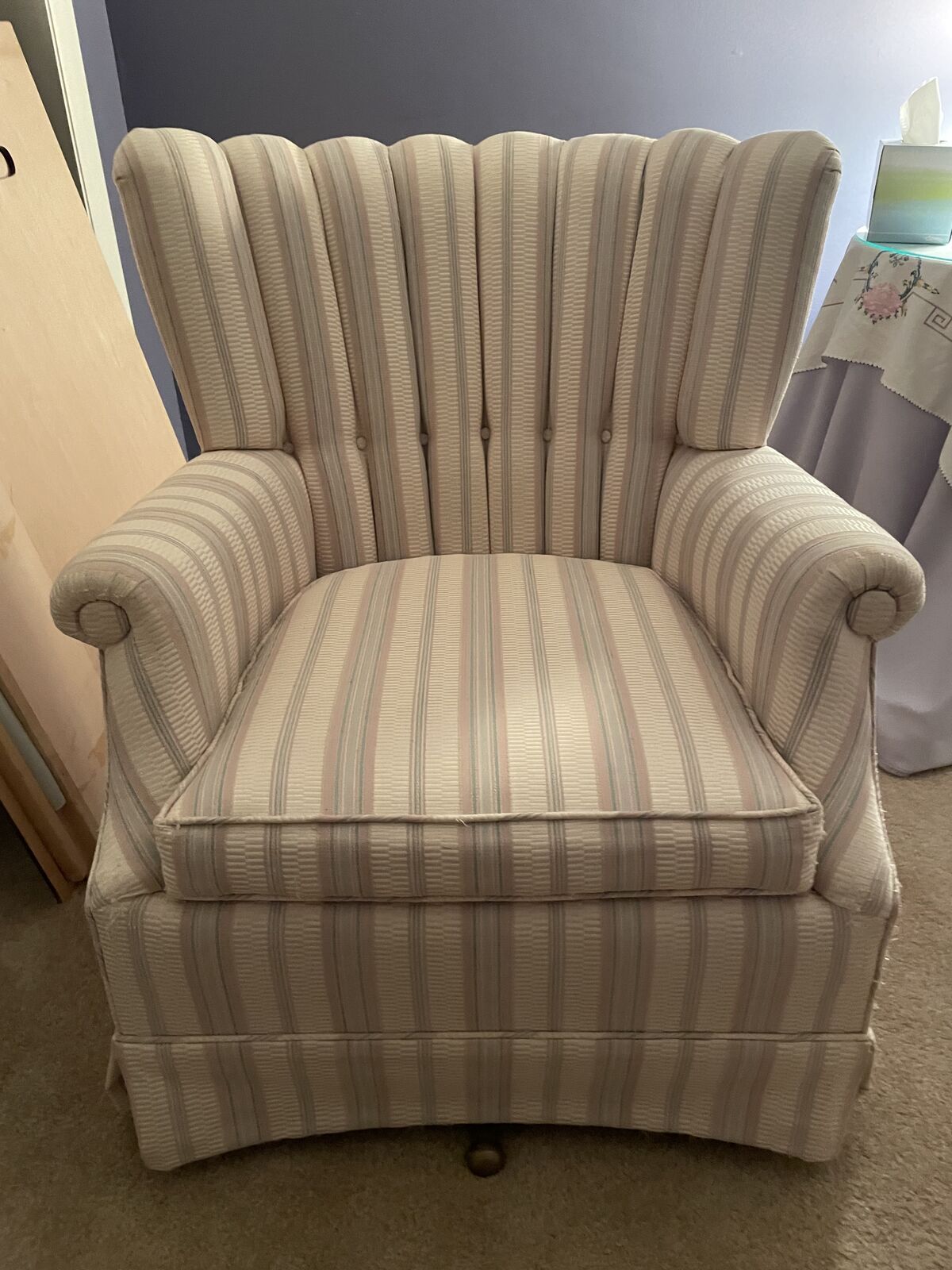 Set of two swivel chairs