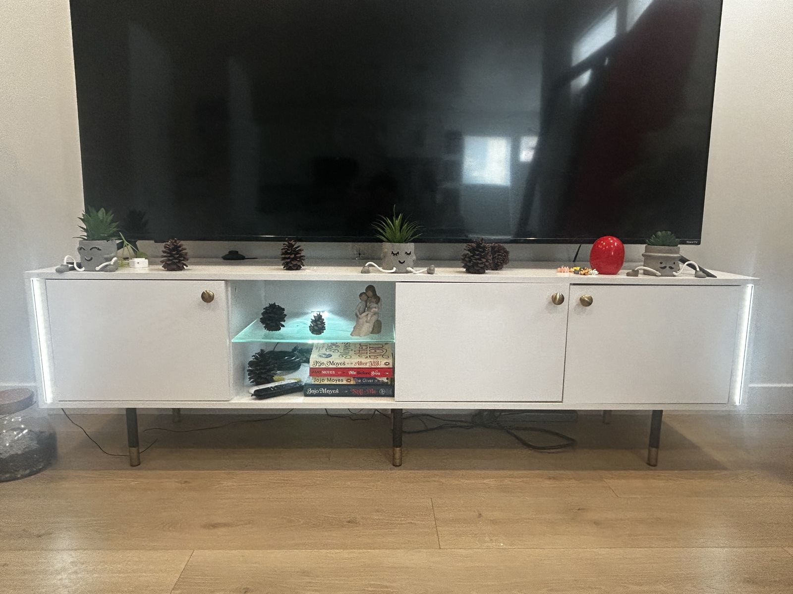 White Entertainment Center