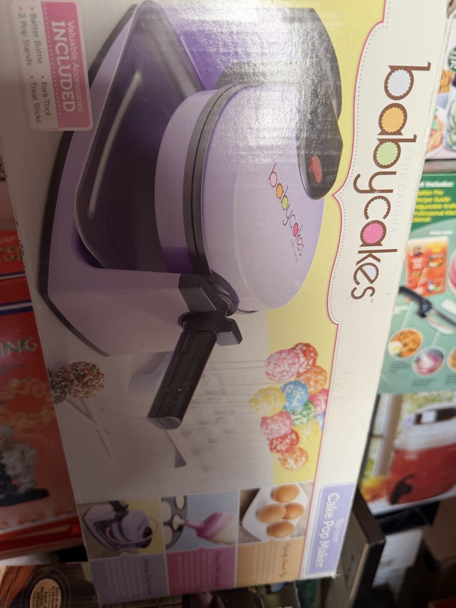Babycakes Flip-Over Cake Pop Maker Purple CP-12