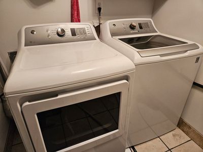 GE Washer and Electric Dryer