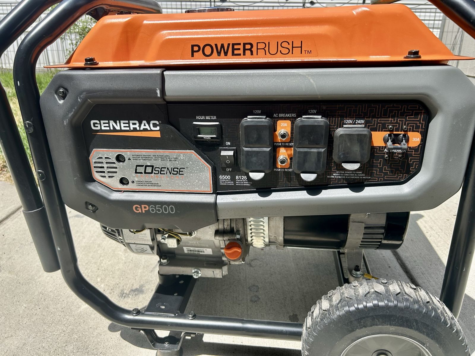 Generac 6500 Watt Generator