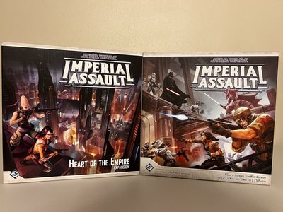 Star Wars Imperial Assault & Heart of the Empire Expansion Board Game