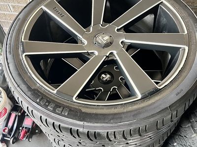 24 DUB Wheels 6x5.5 6x135 Cadillac GMC Ford CHEVY