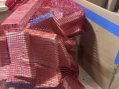 Bag of Firewood / Wood Scraps for Smoking.