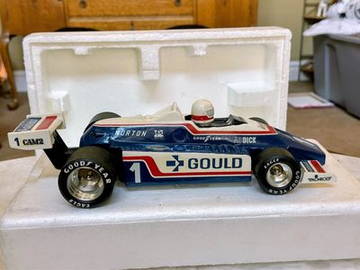 Vintage Penske Gould Charge #1 Indy Car Decanter