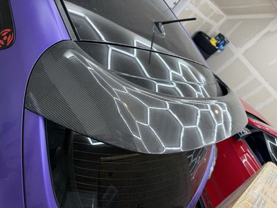 Carbon Fiber Car Spoiler - mazdaspeed 3