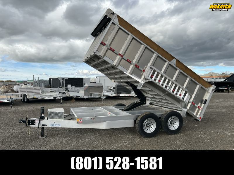 Nordtek Trailers 7x14 14k Aluminum Dump Trailer