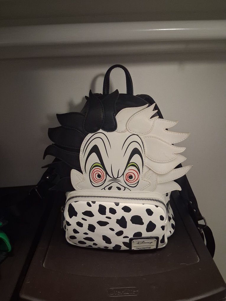 Loungefly Disney 101 Dalmatians Cruella de Vil Cosplay Mini Backpack