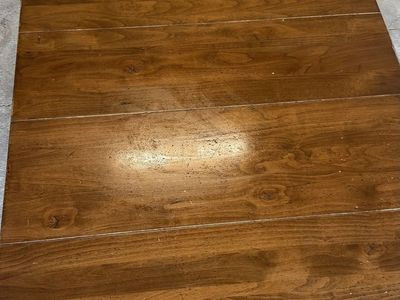 Solid wood dining table