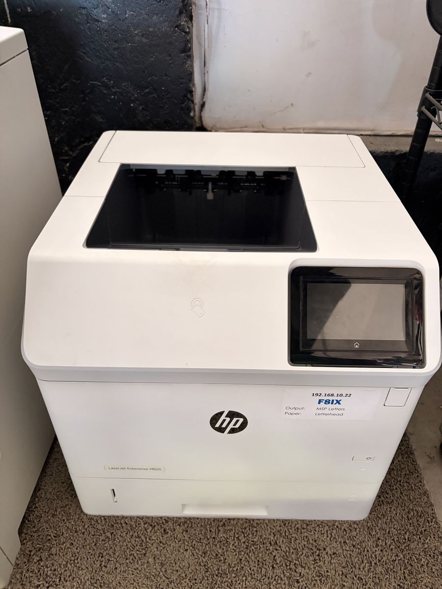 HP LaserJet Enterprise M605 Monochrome Office Printer