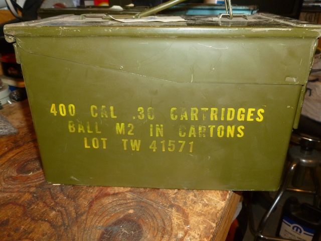 Vintage 30-06 Ammo with Metal Can