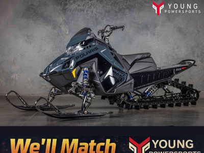2026 Polaris® 850 PRO RMK 155 Gloss Black / Blue Dusk