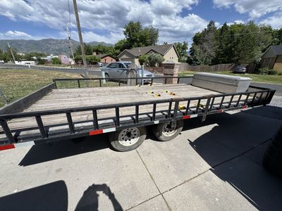16 ft flatbed trailer