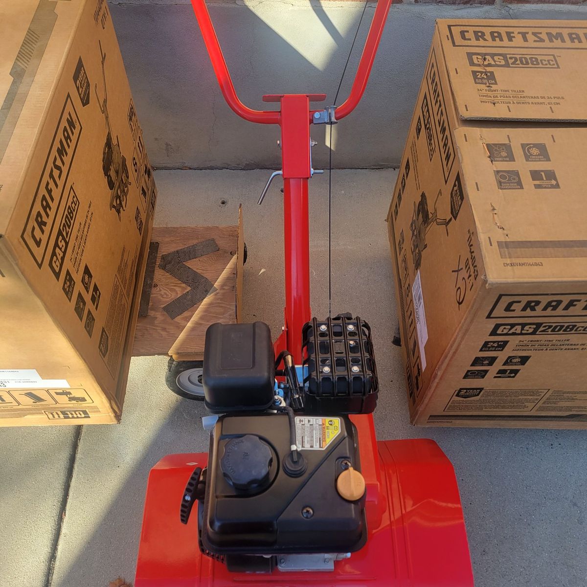 CRAFTSMAN 208-cc 24-in Front -Tine Forward-rotatin