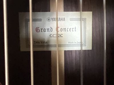 Yamaha Grand Concert GC32C Classical Acoustic Guitar - Made in Japan