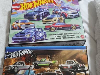 Hot Wheels Collector Bundle: 3 Premium Box Sets - Fast & Furious, Zamac, & Japanese Car Culture