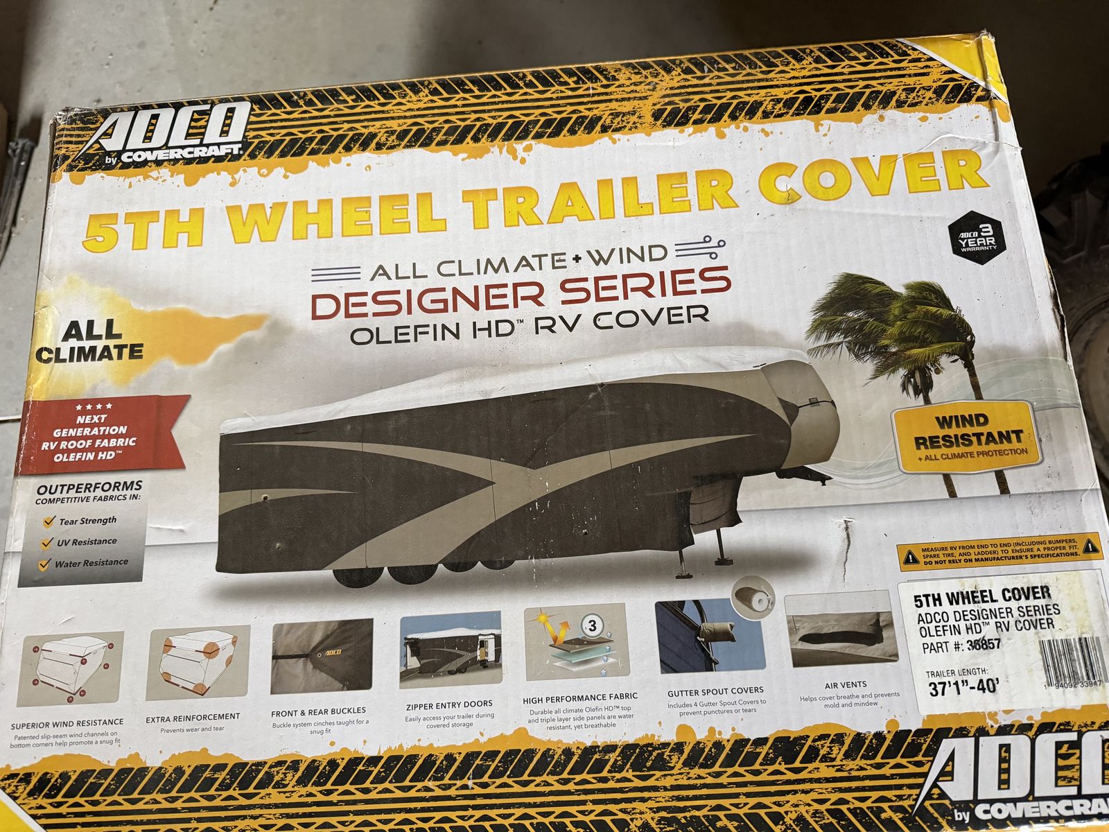 5th wheel trailer cover