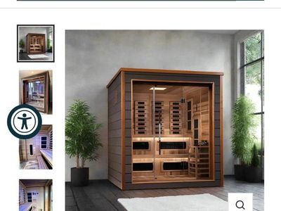 Golden Designs Karlatad 6-Person Hybrid Sauna (GDI-8226-01)