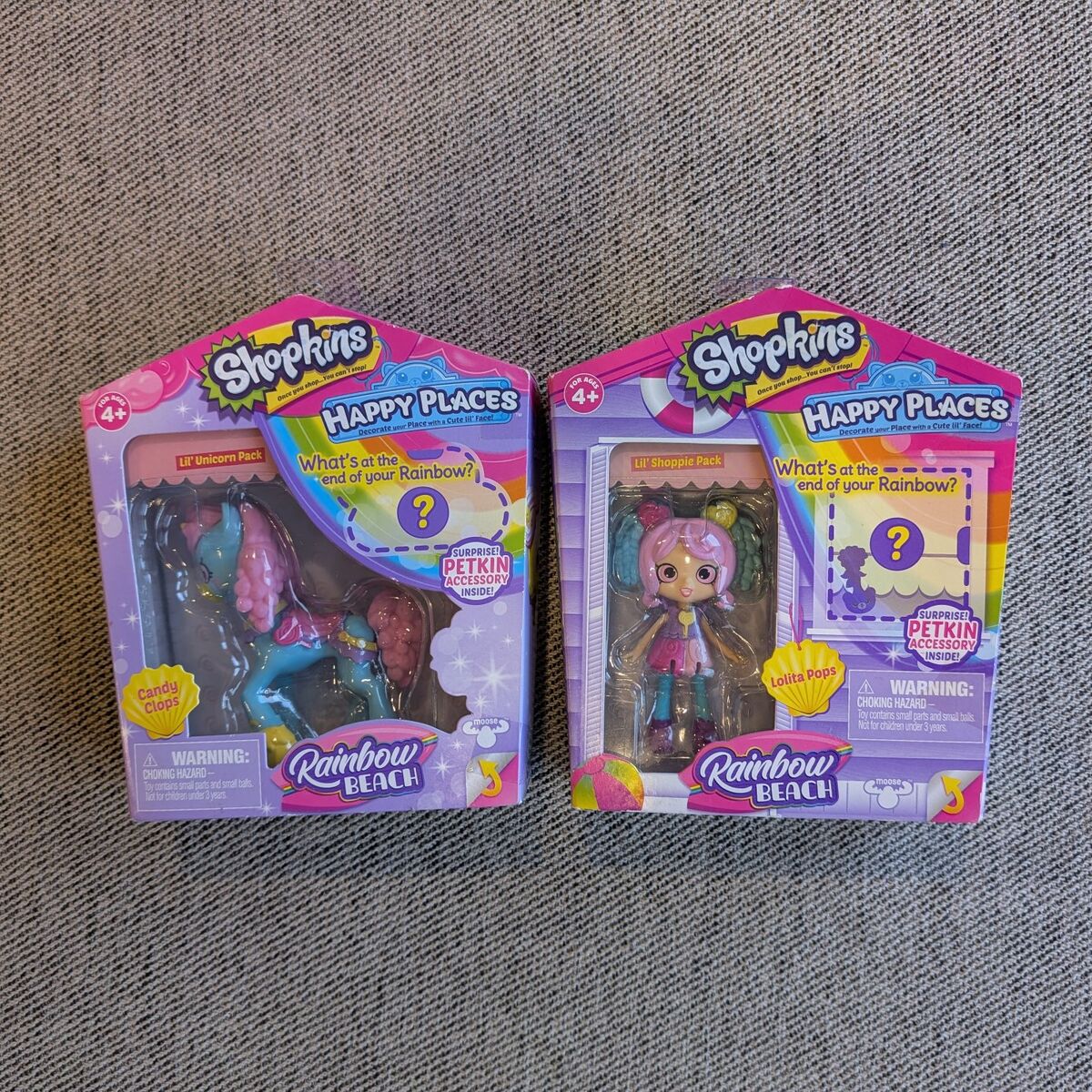 NEW! Shopkins Shoppie Doll Lolita Pops & Unicorn