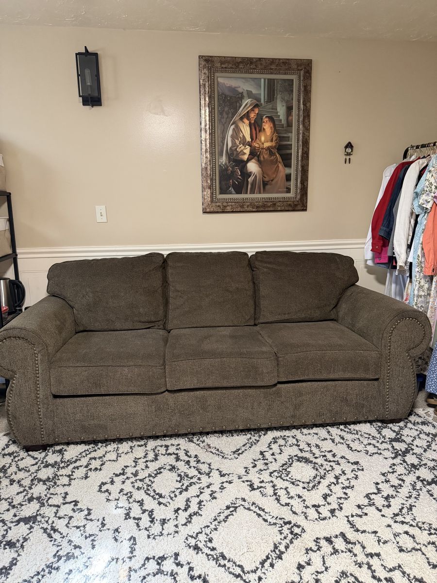 Attractive Nail Head Sofa