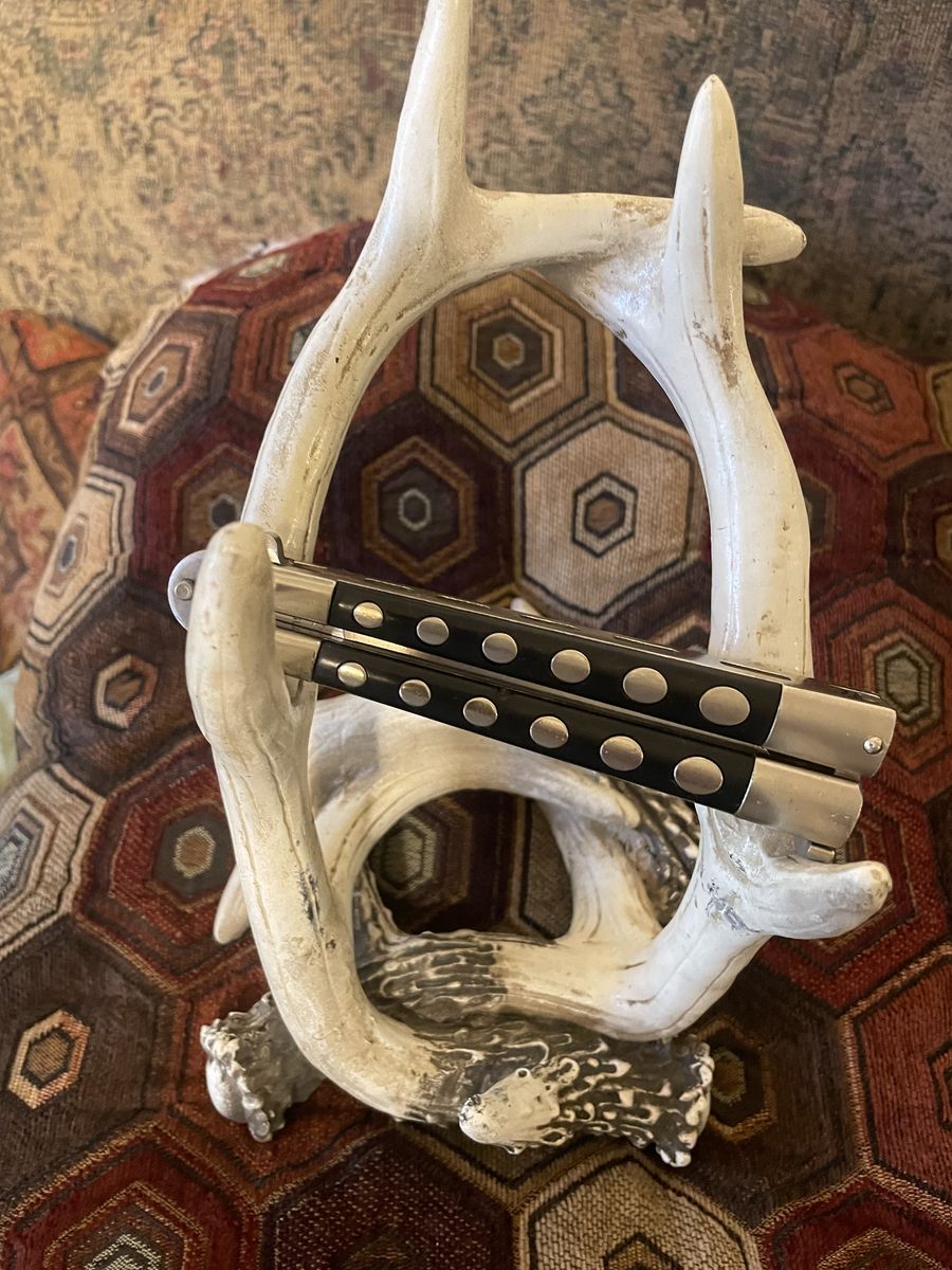Jaguar butterfly knife.