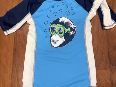 Boys Size 10/12 Rashgaurd Swim Shirt