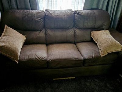 Living room set couch and 2 recliners