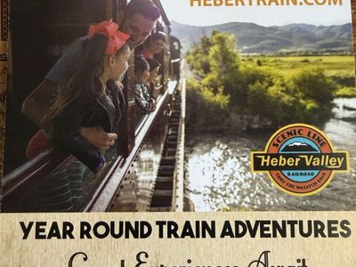 Heber Valley Railroad Scenic Train Tickets - 2 Adult Vouchers, Expires Oct 2026