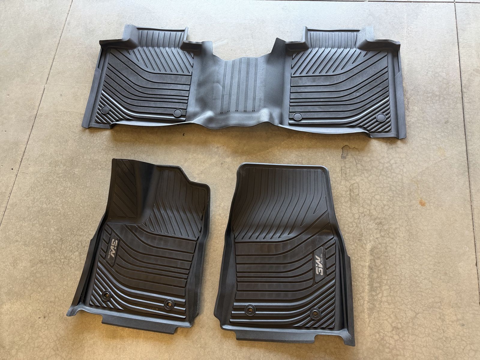 3W All Weather mats for 2022+ Toyota Tundra