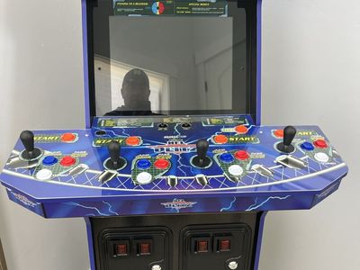 Custom NFL Blitz Arcade Cabinet – Upgraded Gaming System
