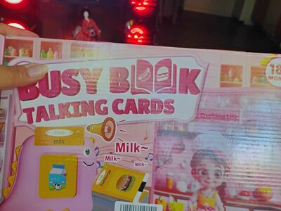 busy book talking cards