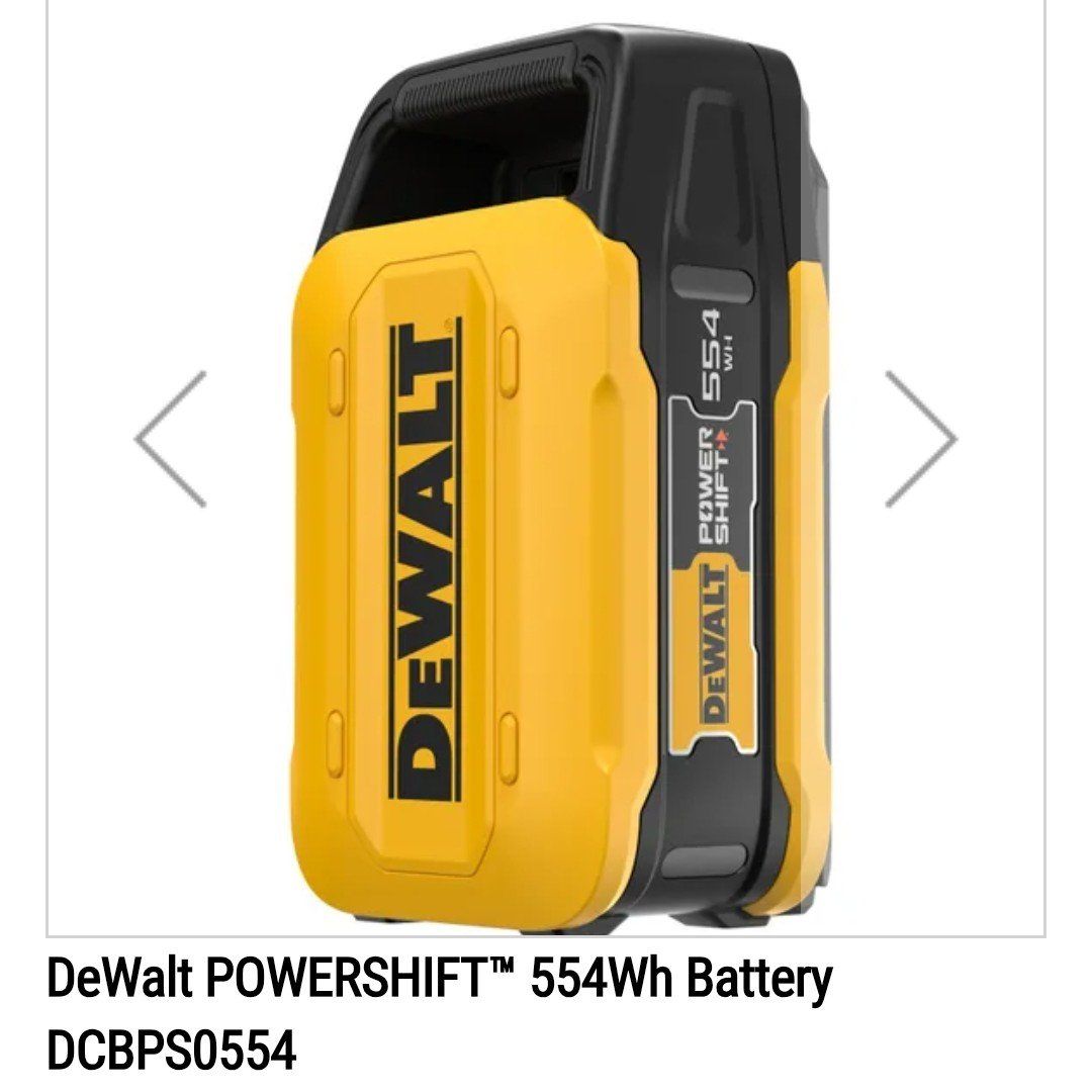 Dewalt powershift battery new