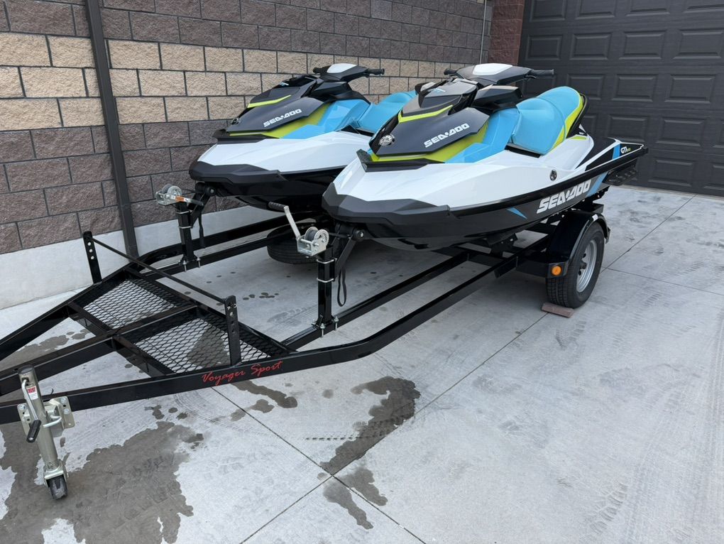 (2 Hour) 2 2016 SeaDoo GTI 130's W/ Trailer