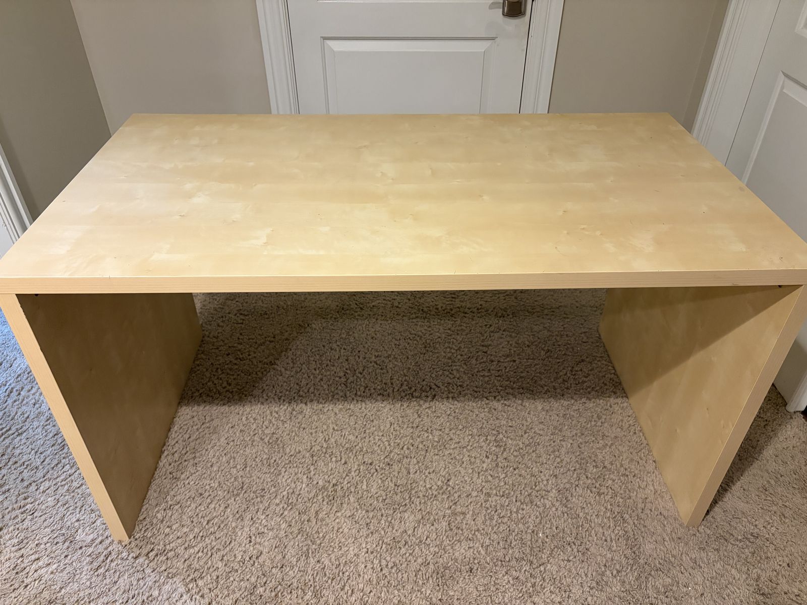FREE 2 Desks, one shown, full set of two desks with two filing cabinets included
