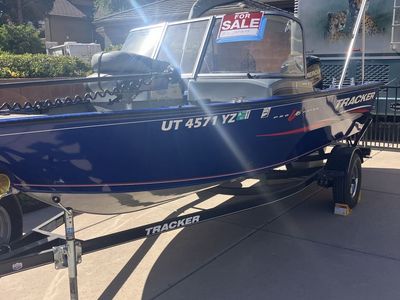 16’ fishing skiing boat and trailer for sale