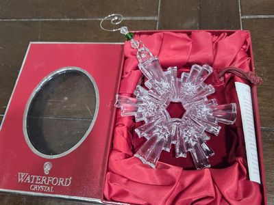 Waterford Crystal 2009 Snow Crystal Ornament – New in Box