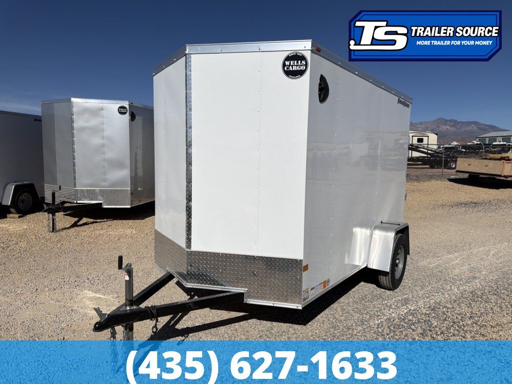 6x10 Wells Cargo Fast Trac Deluxe Enclosed Cargo Trailer - 6'6" Interior - 3.5K GVWR -