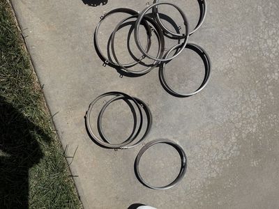 1972 gmc truck head light buckets and rings