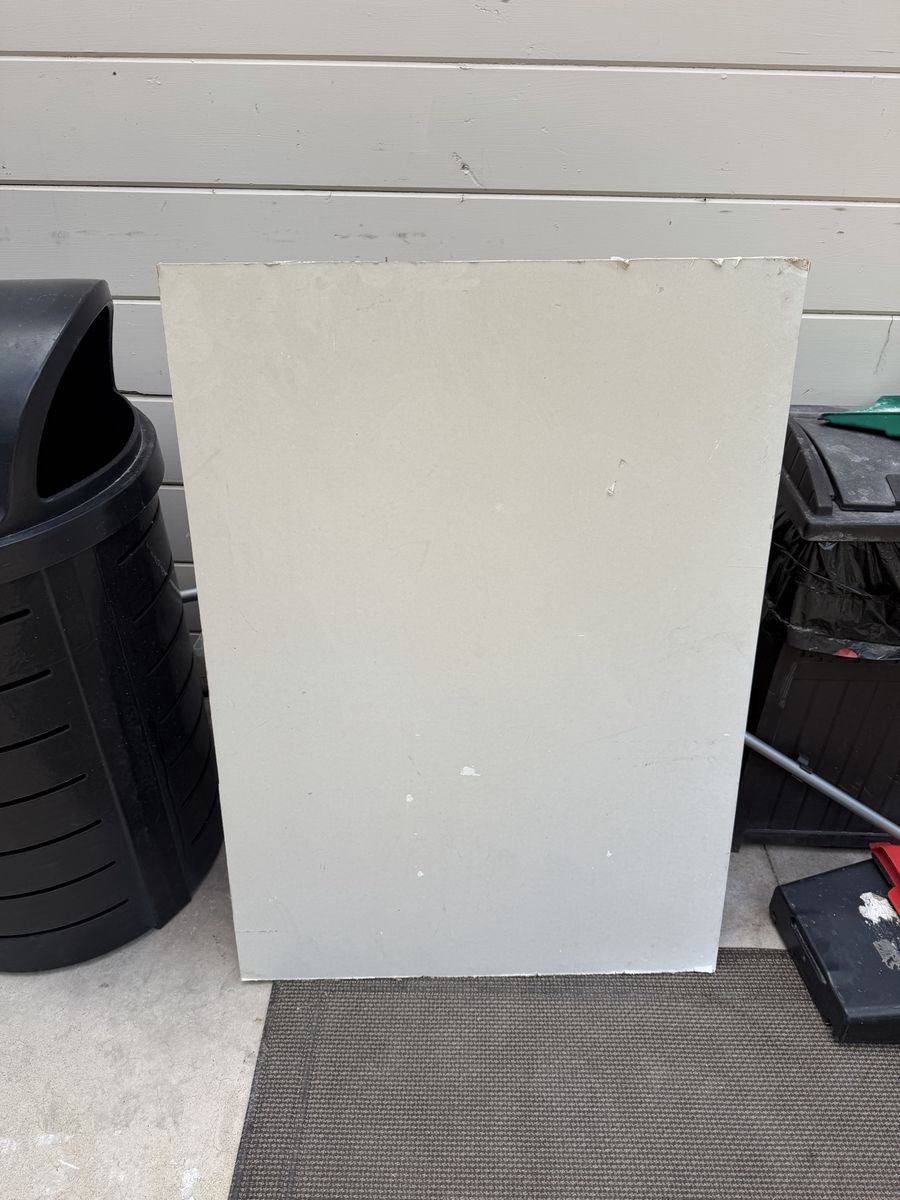 Sheetrock Drywall Panel - 3 Pieces, Various Sizes, Good Condition