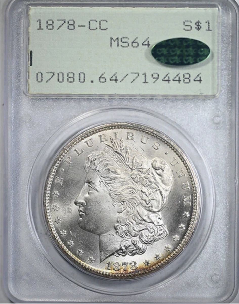 1878-CC Morgan PCGS MS64 CAC Rattler