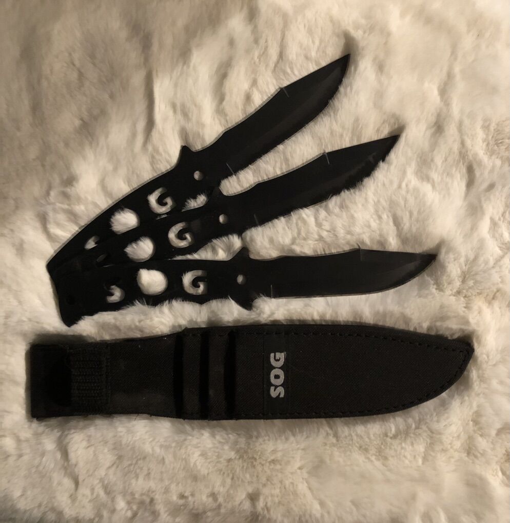 SOG Throwing Knives, Set Of 3