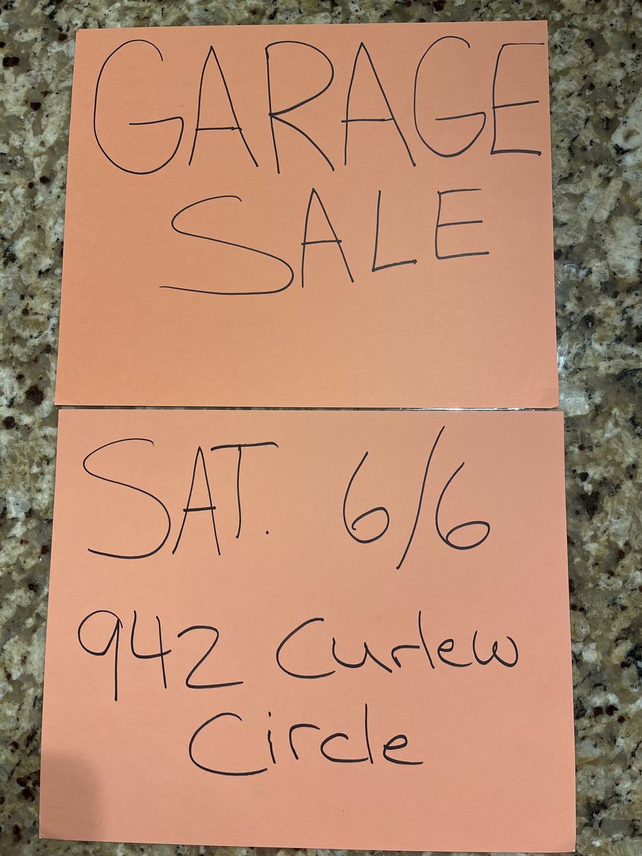 Garage Sale at 942 E Curlew Circle, Draper, UT 84020