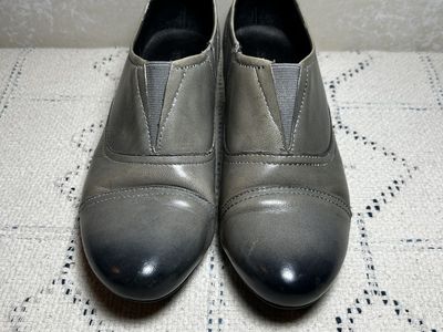 Josef Seibel Booties Sz 38 Ombré Grey& Polish