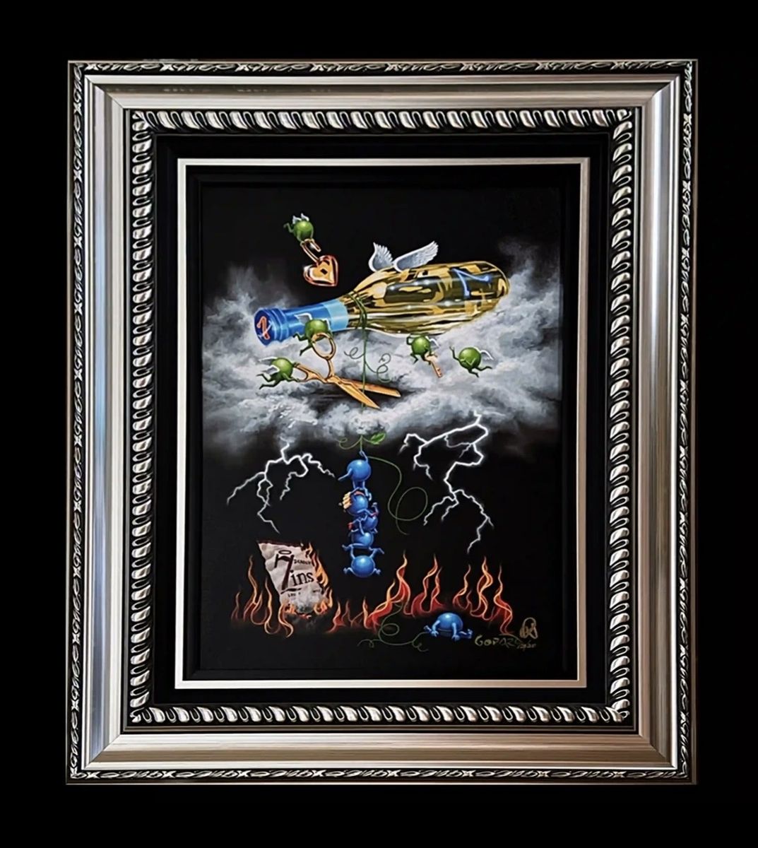 Michael Godard Signed "No Shortcuts" Limited Edition Framed Giclee on Canvas