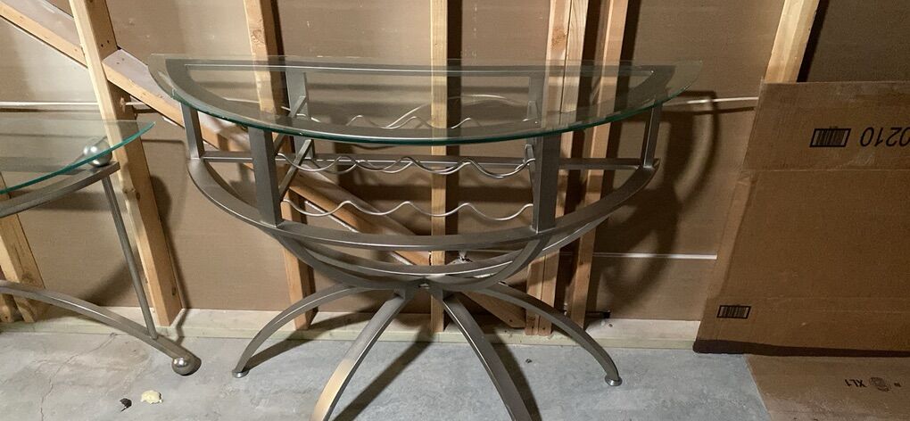 Glass table wine Rack